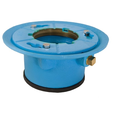 Jones Stephens 4in. Code Blue Push On Drain Body with 9in. Pan and 3-1/2in. Spud Size - 3-3/4in. Height D66400